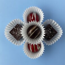 Vanilla Cherry Noir, Espresso, & Chocolate Ganache with Sea Salt